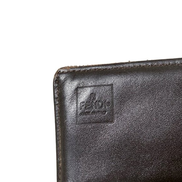 FENDI Zucca 8m0009 Beige Black Jacquard - Long Wallet - Picture 9 of 13